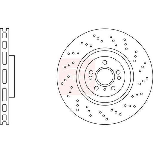 Apec / Front Brake Discs DSK3276