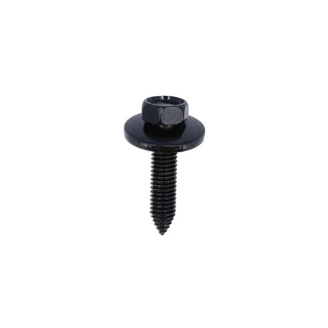 Connect Black Hex-Head Body Screw with Washer - for Vauxhall Opel 5pc - CPL