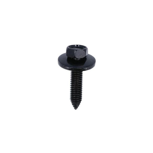 Connect Black Hex-Head Body Screw with Washer - for Vauxhall Opel 50pc - CPL