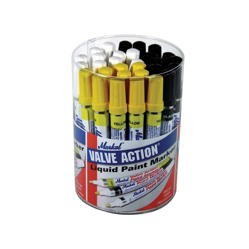 Markal Paint-Riter® Valve Action® Paint Marker (Tub 24) - MRK-96080