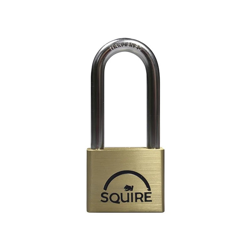 Squire LN5/2.5 Lion Brass Padlock 5-Pin 50mm - 65mm Long Shackle - LN5/2.5