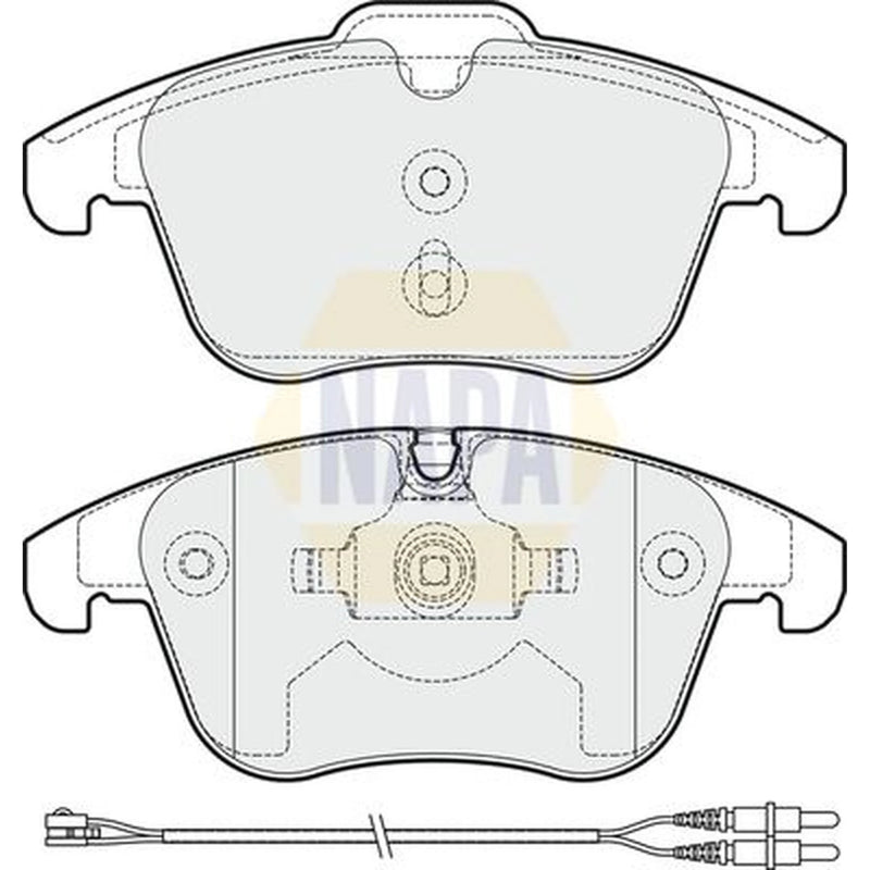 NAPA Front Brake Pad Set NBP1759