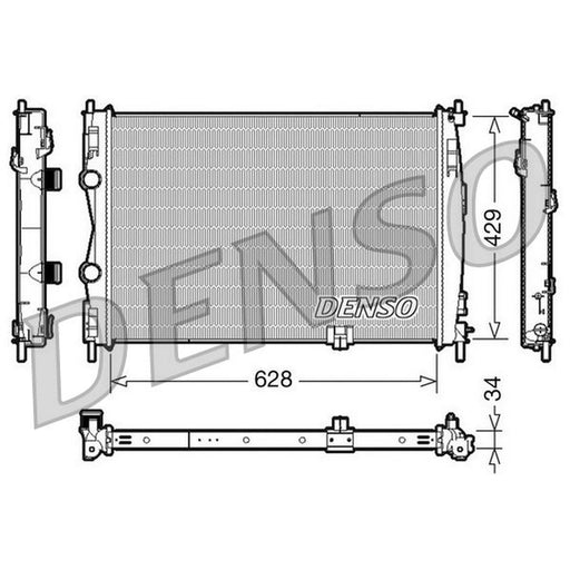 Denso Engine Radiator DRM46017