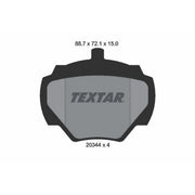 Textar Rear Brake Pad Set 2034402