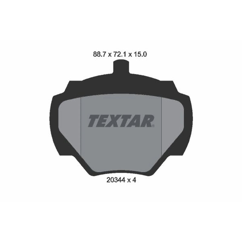 Textar Rear Brake Pad Set 2034402
