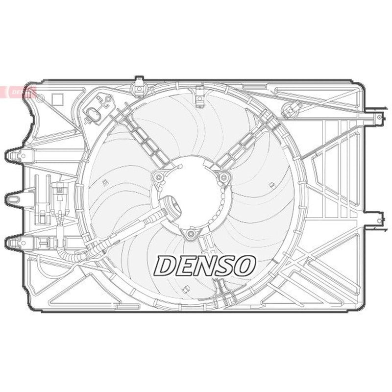 Denso Engine Cooling Fan DER09070