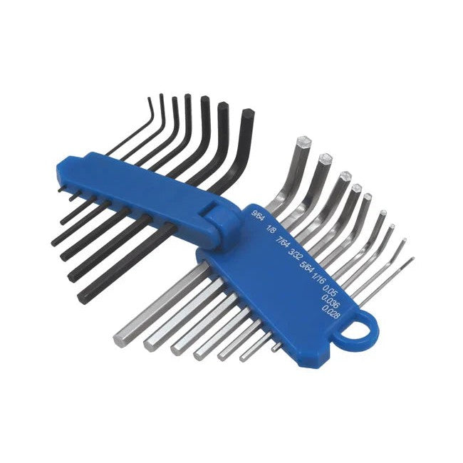 Laser Tools Miniature Metric & Imperial Hex Key Set 16pc - PL