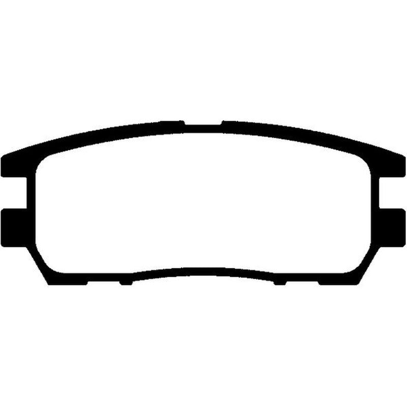 Abtex Rear Brake Pad Set PLU804