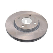 Febi 2 x Internally Vented Front Brake Discs 170744
