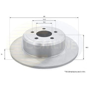 Comline 2 x Rear Brake Discs ADC2329
