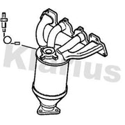 Klarius Catalyst Type Approved With Pipe Front 321702