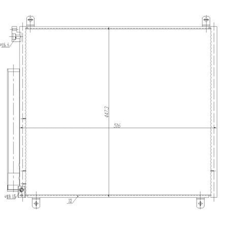 NRF Air Conditioning Condenser 350497