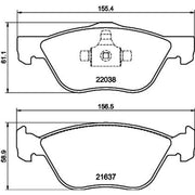 Mintex Brake Pad Set MDB3796