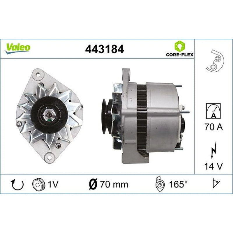 Valeo Car Alternator 12V 443184
