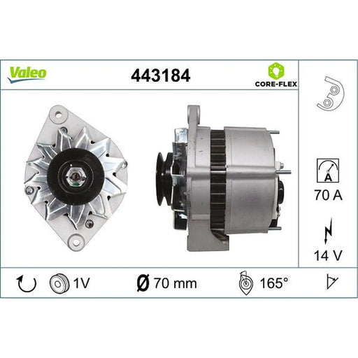 Valeo Car Alternator 12V 443184