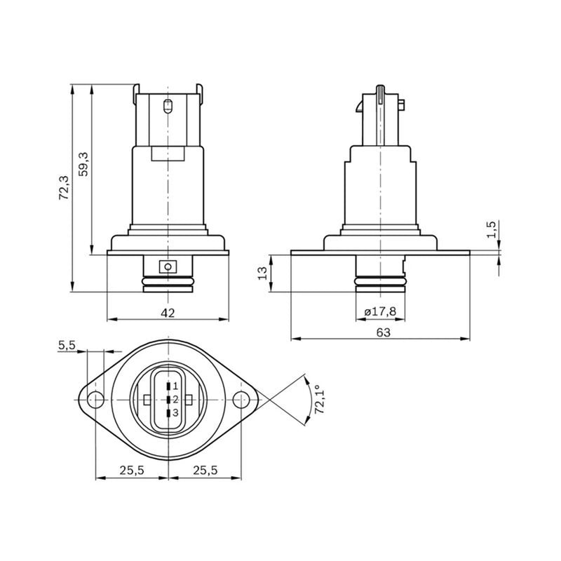 Bosch Generic Engine Sensor 0 281 002 668