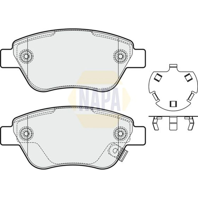 NAPA Front Brake Pad Set NBP1620