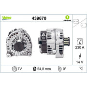 Valeo Car Alternator 12V 439670
