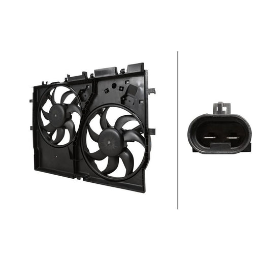 Hella Engine Cooling Fan Front 8EW 366 420-491