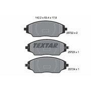 Textar Front Brake Pad Set 2572201