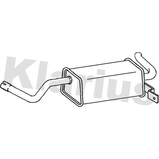 Klarius Box With Tail Pipe Rear RN829H