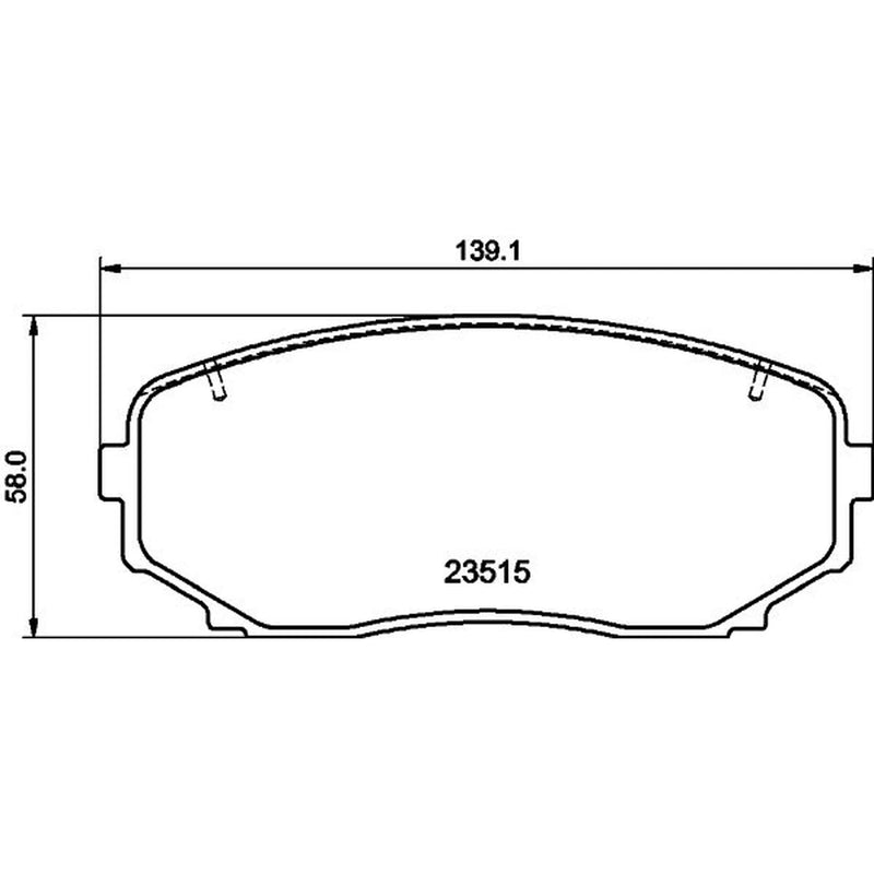 DON Front Brake Pad Set PCP1612