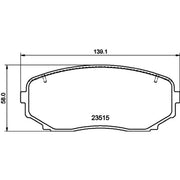 DON Front Brake Pad Set PCP1612