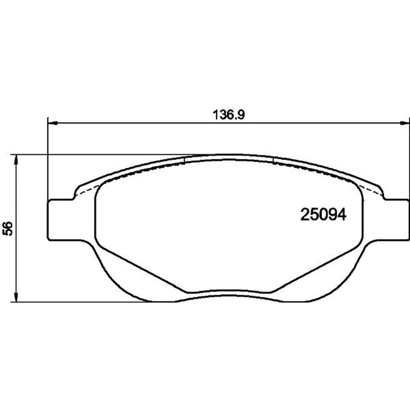 DON Front Brake Pad Set PCP2137
