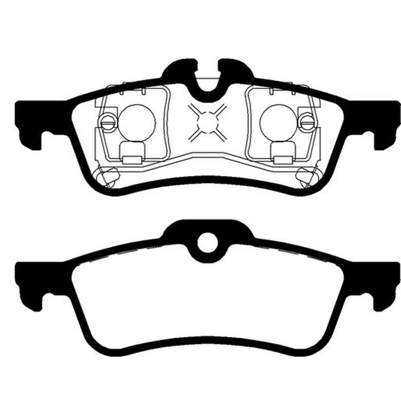 Abtex Rear Brake Pad Set PLU3953