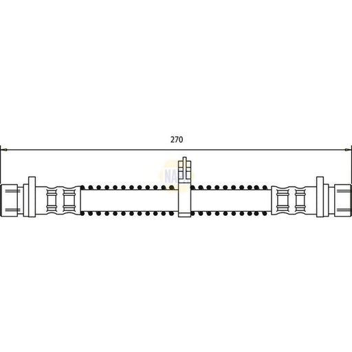 NAPA Brake Hydraulic Hose Line Rear NBH1032