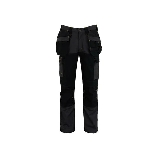 STANLEY® Clothing Dixon Slim Fit Trousers Grey/Black Waist 34in Leg R