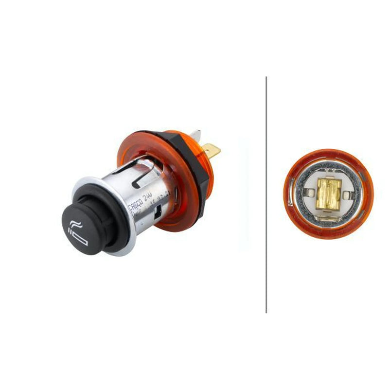 Hella Cigarette Lighter 24V Red 8EZ 8EZ 008 021-051 94759919112 8EZ 008 021-051