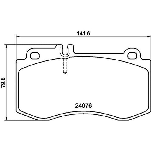 DON Front Brake Pad Set PCP2208