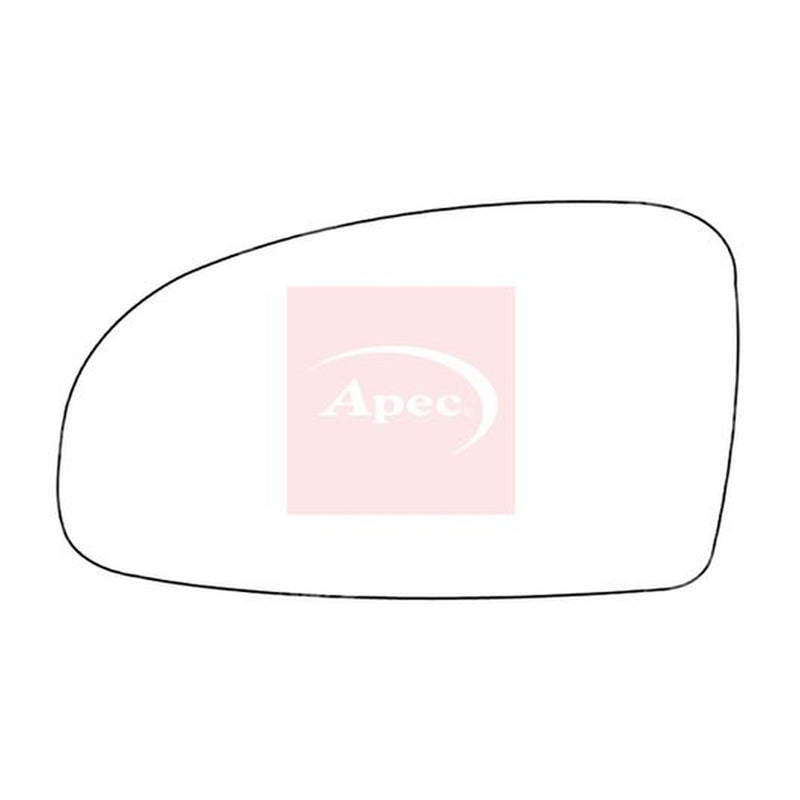 Apec Exterior Wing Mirror Glass Left AMS2685