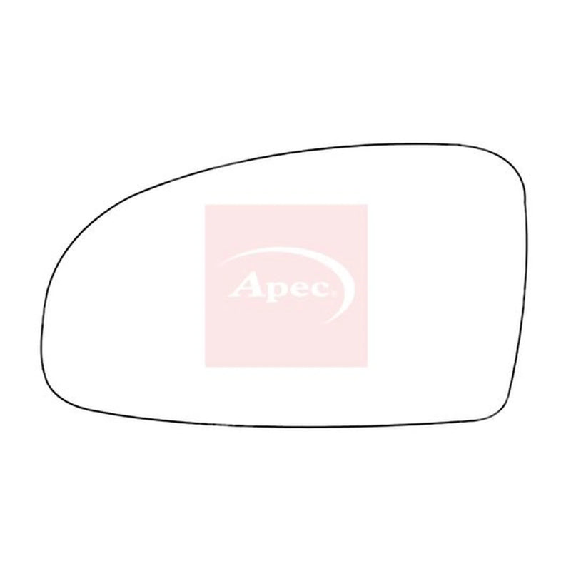 Apec Exterior Wing Mirror Glass Left AMS2685