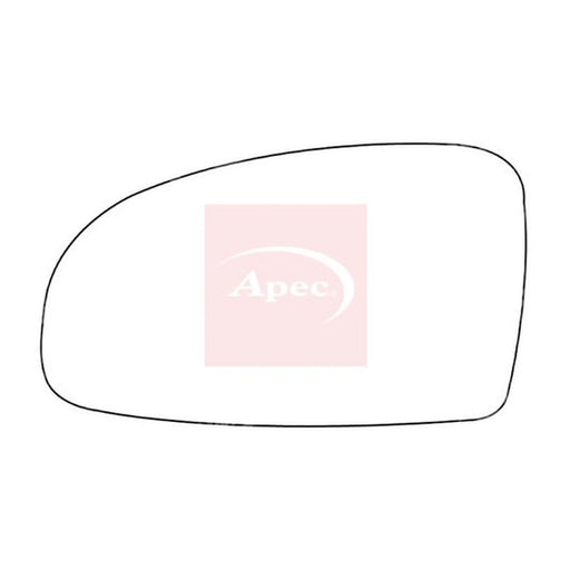 Apec Exterior Wing Mirror Glass Left AMS2685