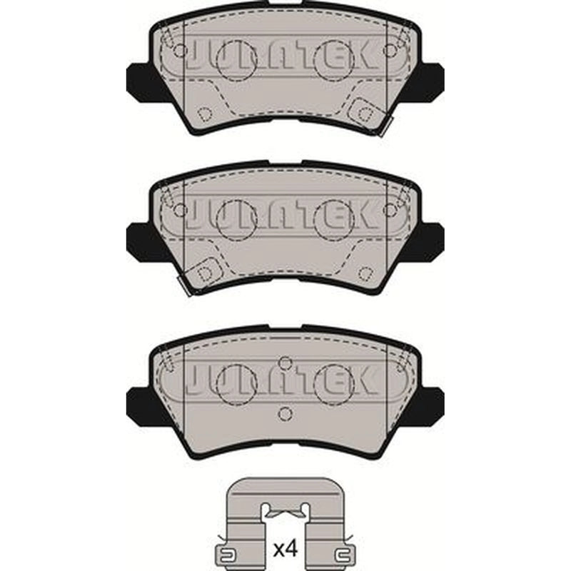 Juratek Rear Brake Pad Set JCP8276