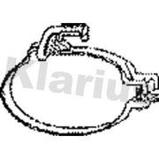 Klarius Muffler Bracket GMP42AD