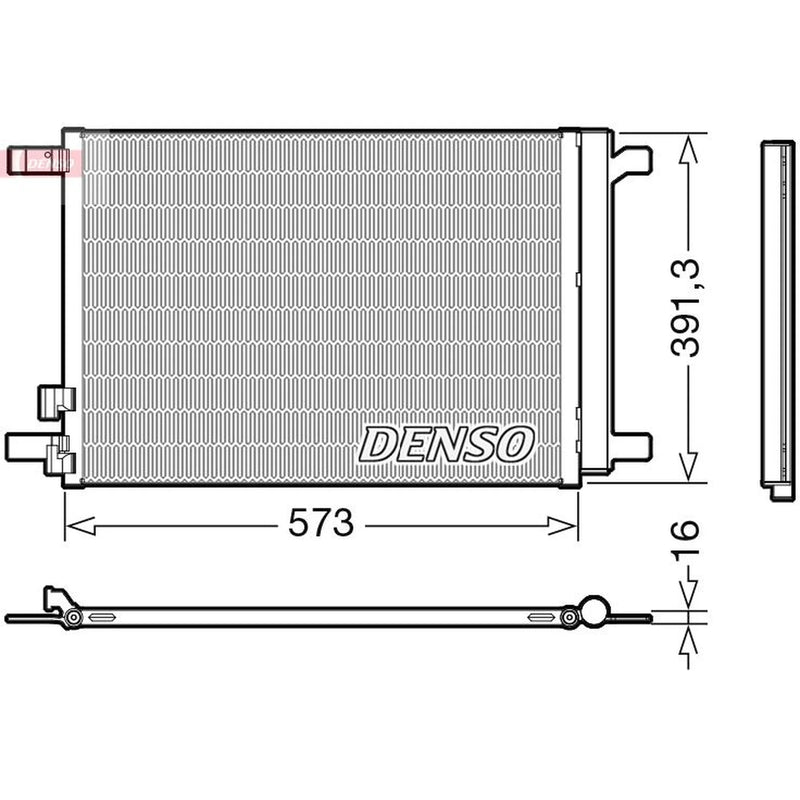 Denso Air Conditioning Condenser DCN32066