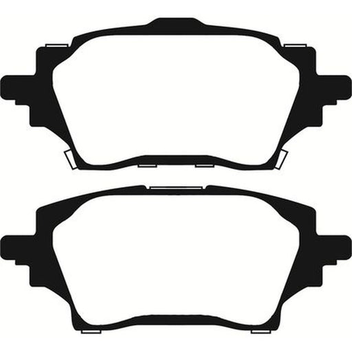 Abtex Rear Brake Pad Set PLU4710