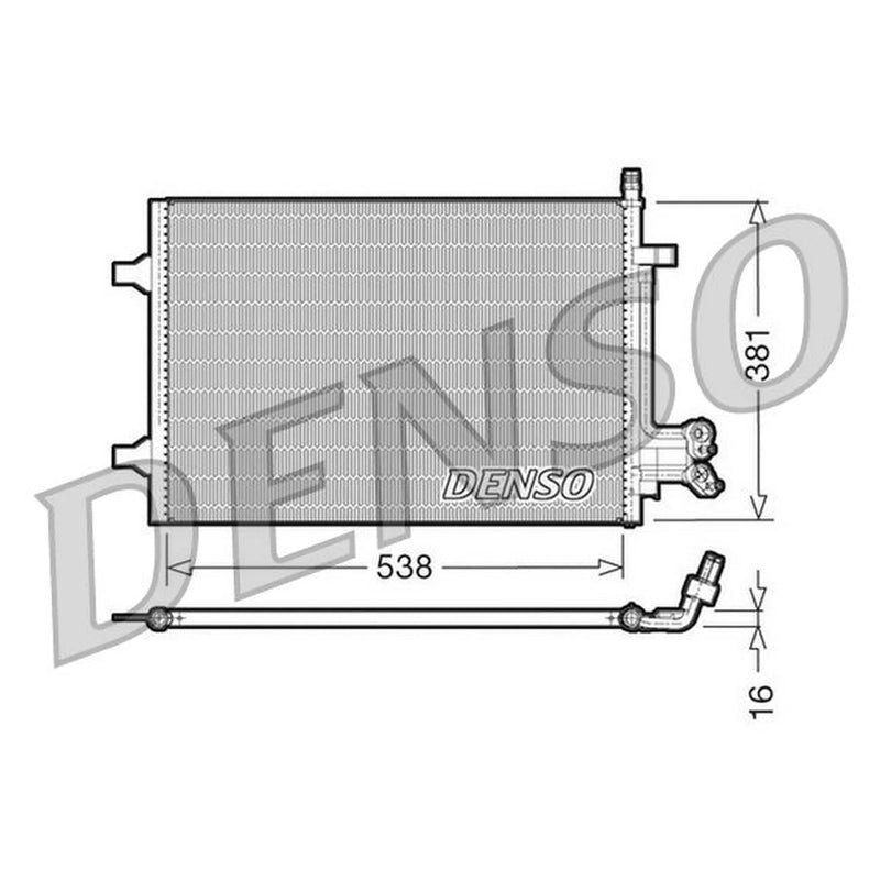 Denso Air Conditioning Condenser DCN10022
