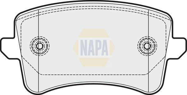 NAPA Front Vented & Rear Vented Brake Discs & Pads fits AUDI PORSCHE