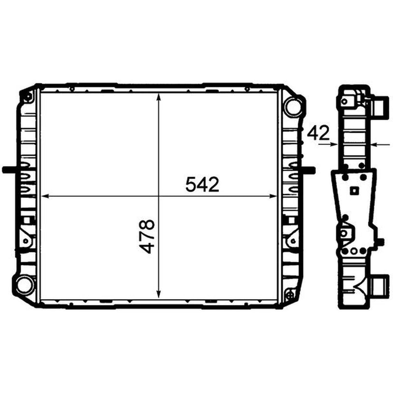 Mahle Engine Radiator CR 1919 000P