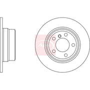 Apec 2 x Solid Rear Brake Discs DSK2172