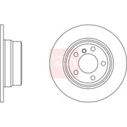 Apec 2 x Solid Rear Brake Discs DSK2172