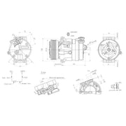Hella Air Conditioning Compressor 8FK 366 200-591