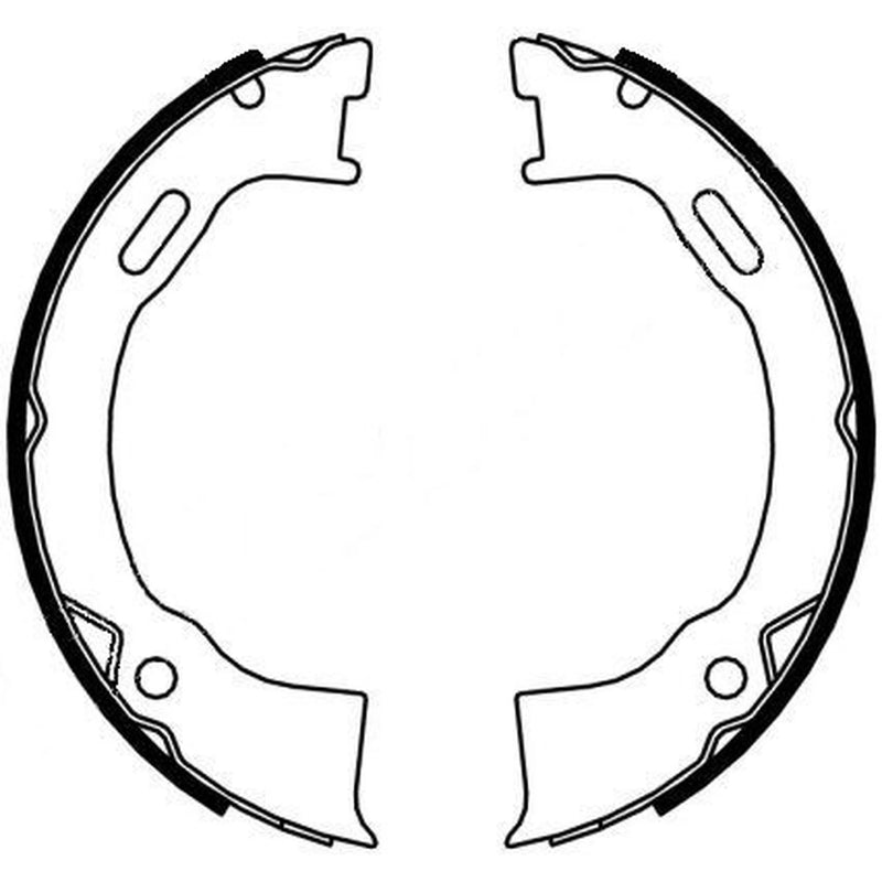 Textar Parking Brake Shoe Set 91071500