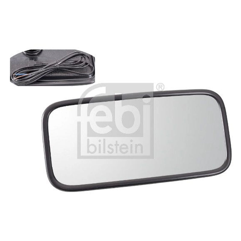Febi Driver Cab Exterior Mirror Wide 26mm Thick 105682