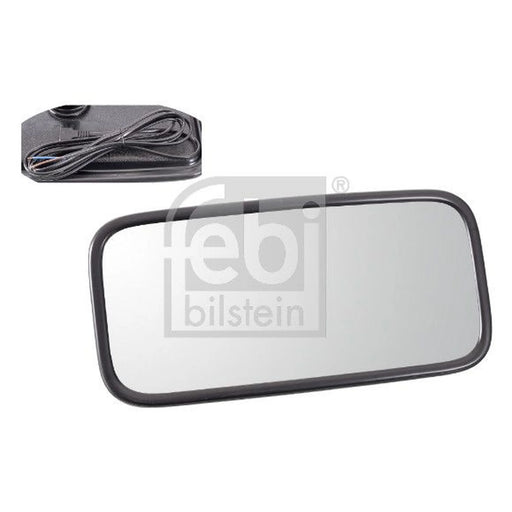 Febi Driver Cab Exterior Mirror Wide 26mm Thick 105682
