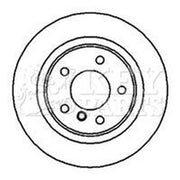 Key Parts 2 x Vented Rear Brake Discs KBD4184